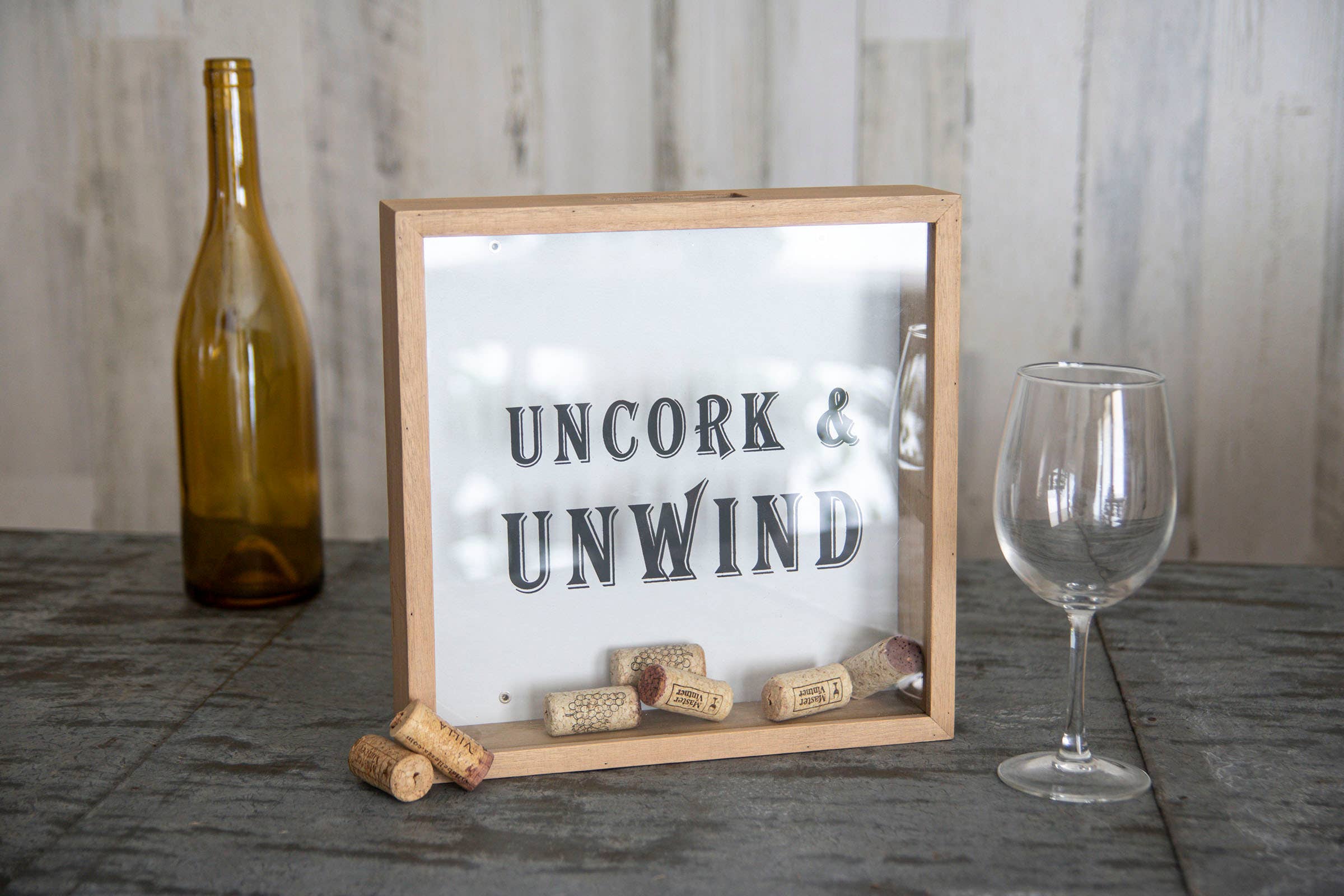 Cork shadow box deals